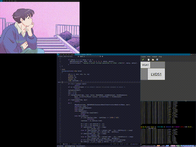 a short repeating demo of the torus patch on two oddly stacked monitors to show edge cases